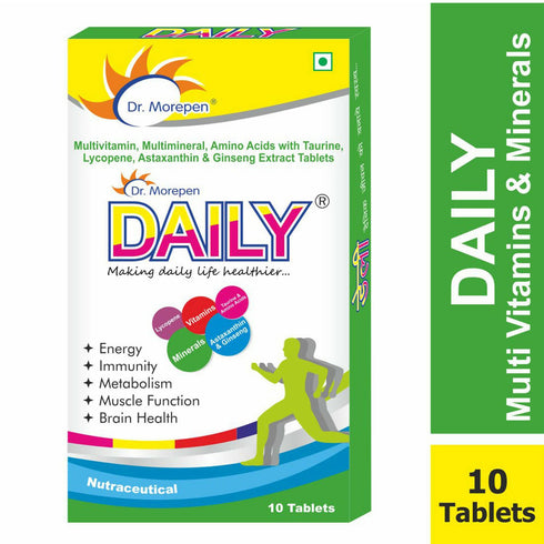 Dr. Morepen Daily Multivitamin Tablets for Women And Men Multivitamins & Minerals Supplement
